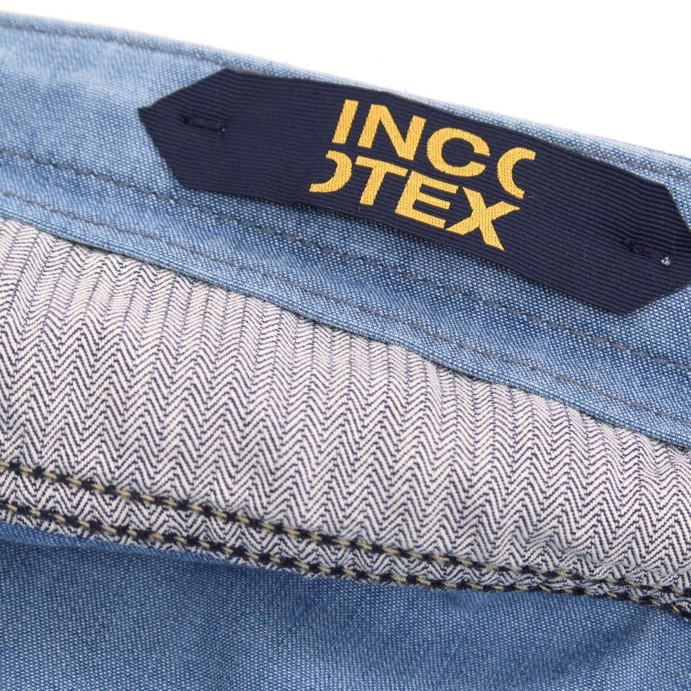 【新品アウトレット】インコテックス ブルーディヴィジョン INCOTEX BLUE DIVISION ストレッチ コットンレーヨンポリエステル デニムパンツ ジーンズ ライトブルー【 34 】【 状態ランクN- 】【 メンズ 】