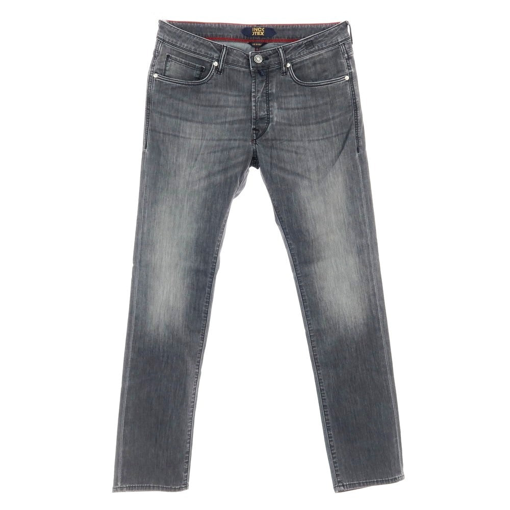 【新品】インコテックス ブルーディヴィジョン INCOTEX BLUE DIVISION ストレッチ コットンレーヨンポリエステル デニムパンツ ジーンズ グレー【 33 】【 状態ランクN 】【 メンズ 】