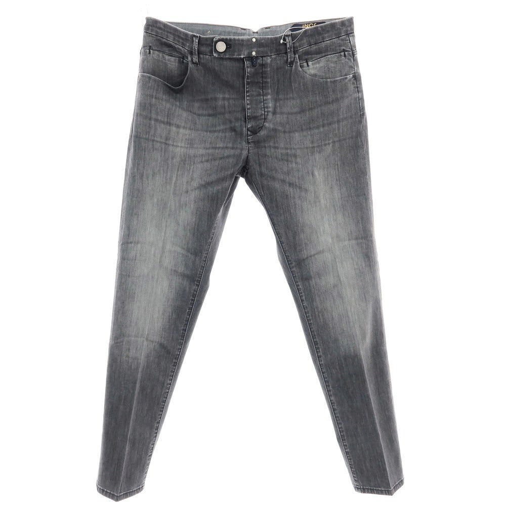 【新品】インコテックス ブルーディヴィジョン INCOTEX BLUE DIVISION ストレッチ コットンレーヨンポリエステル デニムパンツ ジーンズ グレー【 33 】【 状態ランクN 】【 メンズ 】
