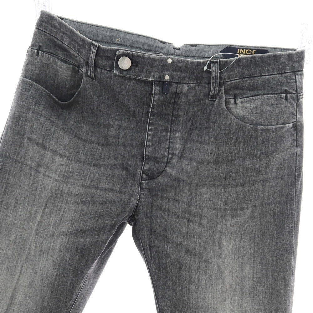 【新品】インコテックス ブルーディヴィジョン INCOTEX BLUE DIVISION ストレッチ コットンレーヨンポリエステル デニムパンツ ジーンズ グレー【 33 】【 状態ランクN 】【 メンズ 】