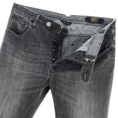 【新品】インコテックス ブルーディヴィジョン INCOTEX BLUE DIVISION ストレッチ コットンレーヨンポリエステル デニムパンツ ジーンズ グレー【 33 】【 状態ランクN 】【 メンズ 】