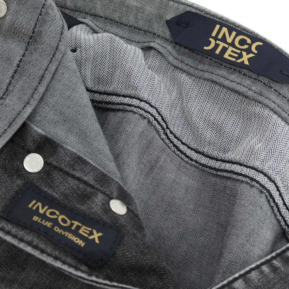 【新品】インコテックス ブルーディヴィジョン INCOTEX BLUE DIVISION ストレッチ コットンレーヨンポリエステル デニムパンツ ジーンズ グレー【サイズ33】【 状態ランクN 】【 メンズ 】 [DPD]
