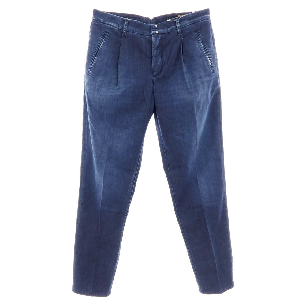 【新品アウトレット】インコテックス ブルーディヴィジョン INCOTEX BLUE DIVISION ストレッチ コットンレーヨンポリエステル デニムパンツ ジーンズ ネイビー【 33 】【 状態ランクN- 】【 メンズ 】