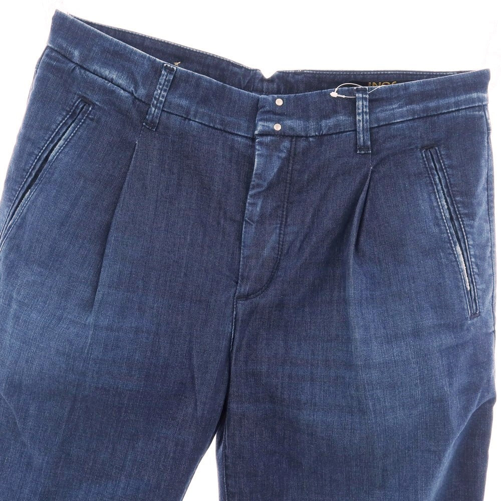 【新品アウトレット】インコテックス ブルーディヴィジョン INCOTEX BLUE DIVISION ストレッチ コットンレーヨンポリエステル デニムパンツ ジーンズ ネイビー【 33 】【 状態ランクN- 】【 メンズ 】