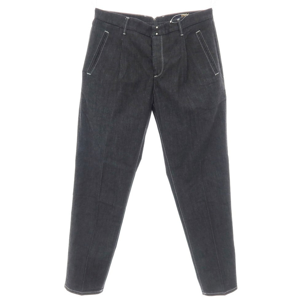 【新品】インコテックス ブルーディヴィジョン INCOTEX BLUE DIVISION ストレッチ コットンレーヨンポリエステル デニムパンツ ジーンズ ブラック【 33 】【 状態ランクN 】【 メンズ 】