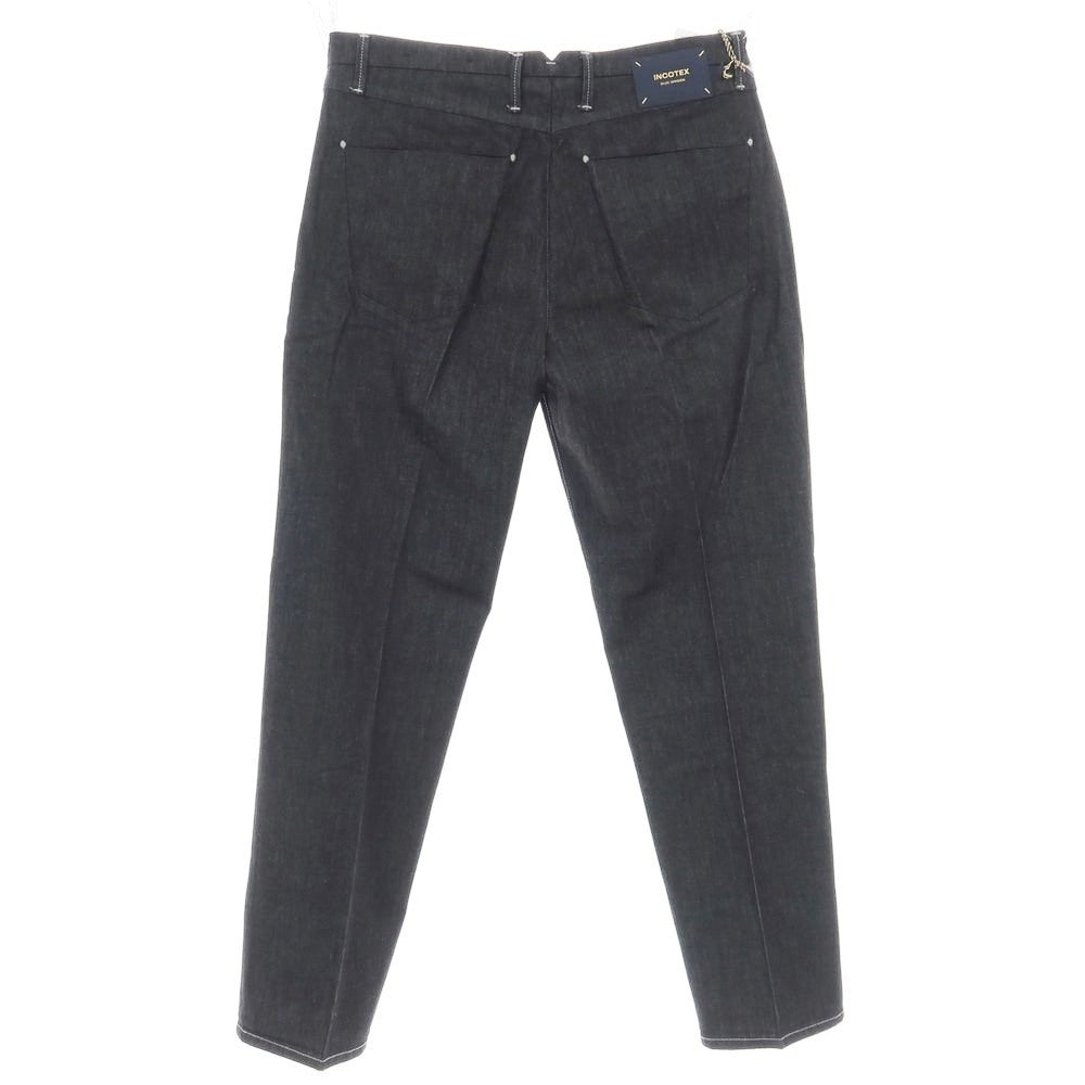 【新品】インコテックス ブルーディヴィジョン INCOTEX BLUE DIVISION ストレッチ コットンレーヨンポリエステル デニムパンツ ジーンズ ブラック【 33 】【 状態ランクN 】【 メンズ 】