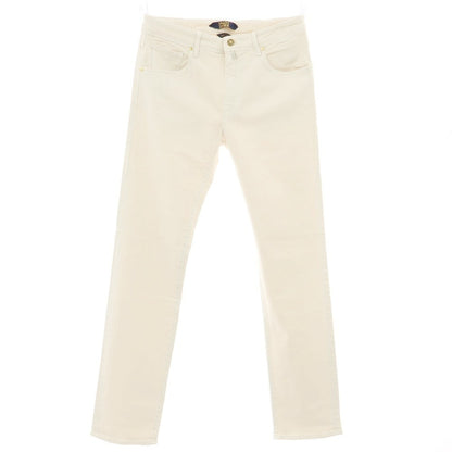 【新品】インコテックス ブルーディヴィジョン INCOTEX BLUE DIVISION ストレッチ コットン 5ポケットパンツ アイボリー【 33 】【 状態ランクN 】【 メンズ 】