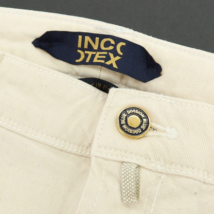 【新品】インコテックス ブルーディヴィジョン INCOTEX BLUE DIVISION ストレッチ コットン 5ポケットパンツ アイボリー【 33 】【 状態ランクN 】【 メンズ 】