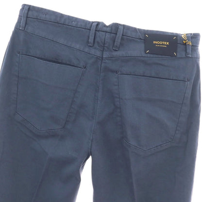 【新品アウトレット】インコテックス ブルーディヴィジョン INCOTEX BLUE DIVISION ストレッチ コットン カジュアルスラックスパンツ ネイビー【 33 】【 状態ランクN- 】【 メンズ 】