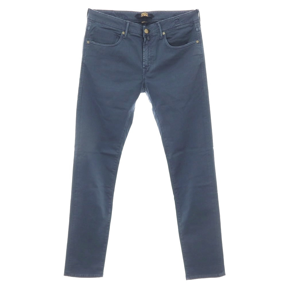 【新品アウトレット】インコテックス ブルーディヴィジョン INCOTEX BLUE DIVISION ストレッチ コットン 5ポケットパンツ ネイビー【 33 】【 状態ランクN- 】【 メンズ 】