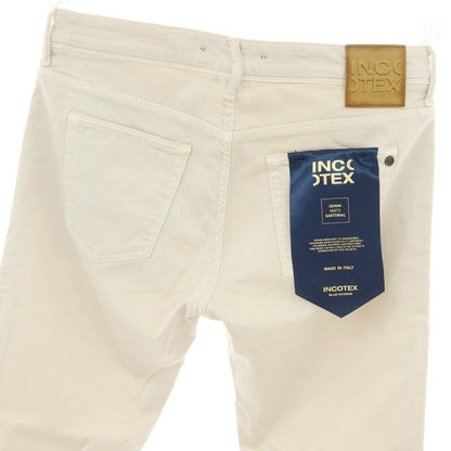 【新品】インコテックス ブルーディヴィジョン INCOTEX BLUE DIVISION ストレッチ コットン 5ポケットパンツ ライトベージュ【 34 】【 状態ランクN 】【 メンズ 】