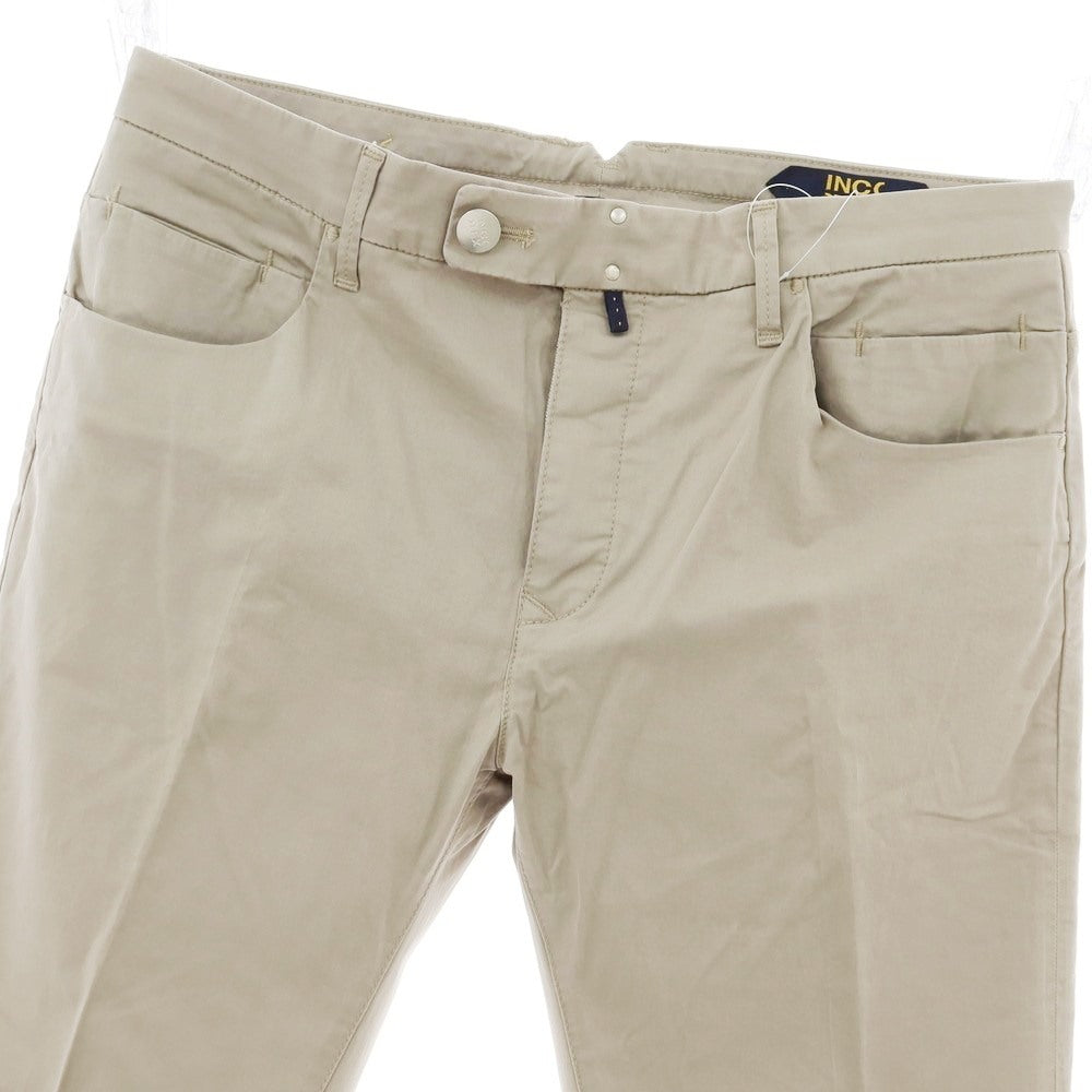 【新品アウトレット】インコテックス ブルーディヴィジョン INCOTEX BLUE DIVISION ストレッチ コットン カジュアルスラックスパンツ グレージュ【 33 】【 状態ランクN- 】【 メンズ 】