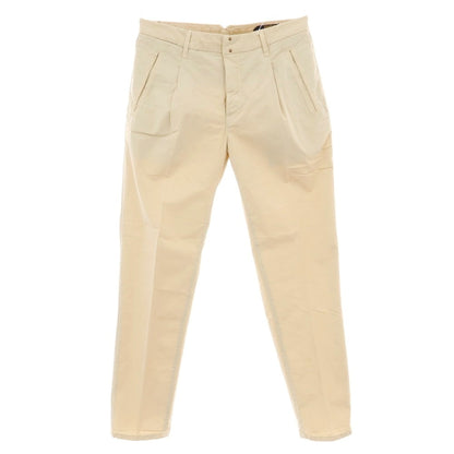 【新品】インコテックス ブルーディヴィジョン INCOTEX BLUE DIVISION ストレッチ コットン カジュアルスラックスパンツ ベージュ【 33 】【 状態ランクN 】【 メンズ 】