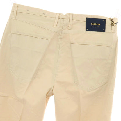 【新品】インコテックス ブルーディヴィジョン INCOTEX BLUE DIVISION ストレッチ コットン カジュアルスラックスパンツ ベージュ【 33 】【 状態ランクN 】【 メンズ 】