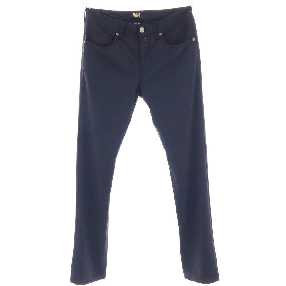【新品】インコテックス ブルーディヴィジョン INCOTEX BLUE DIVISION ストレッチ ナイロン 5ポケットパンツ ネイビー【 33 】【 状態ランクN 】【 メンズ 】