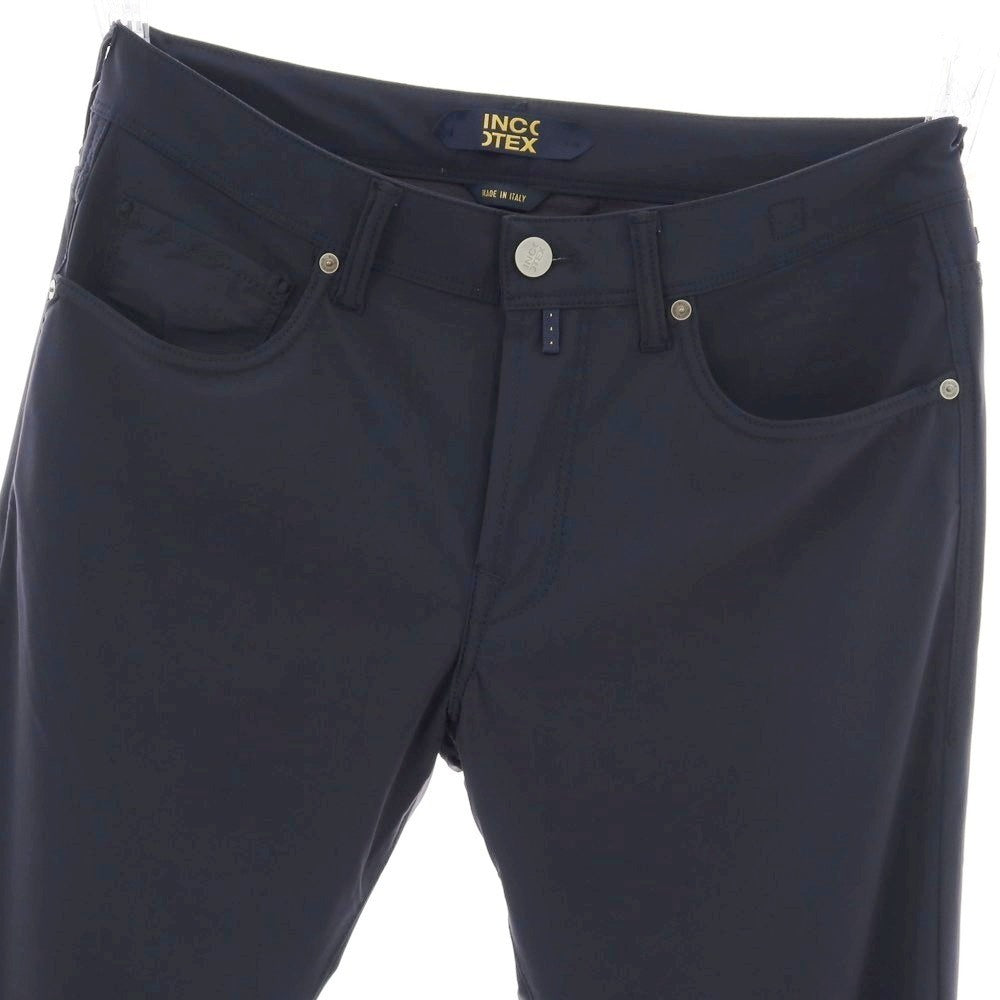 【新品】インコテックス ブルーディヴィジョン INCOTEX BLUE DIVISION ストレッチ ナイロン 5ポケットパンツ ネイビー【 33 】【 状態ランクN 】【 メンズ 】