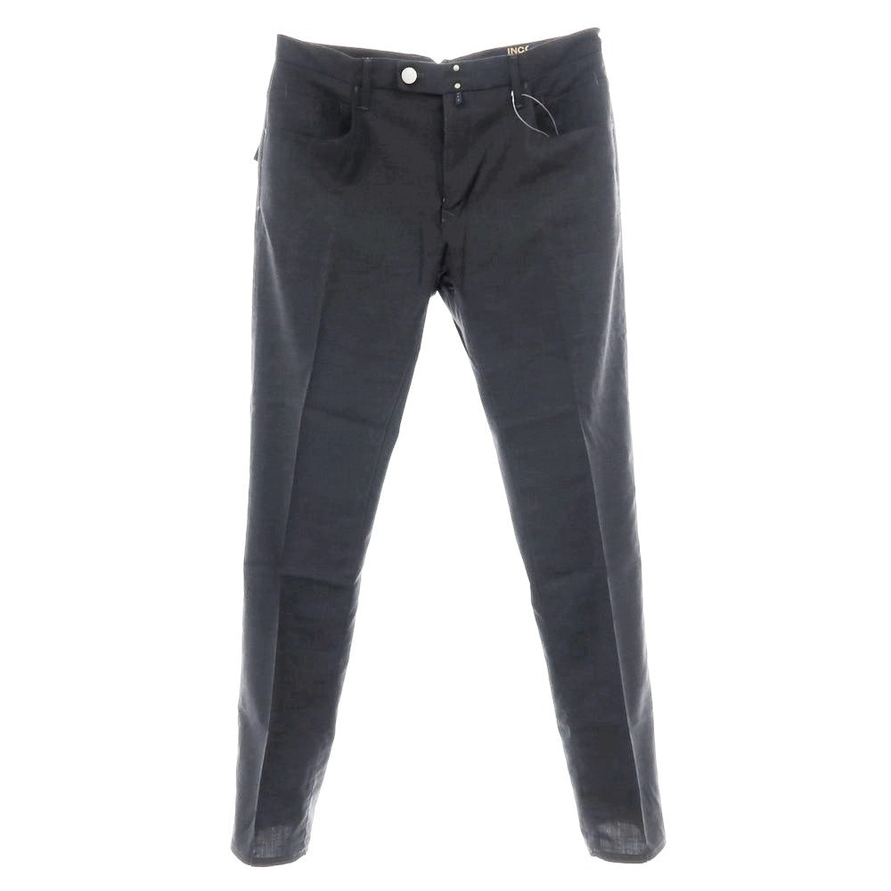 【SALE10%OFF/返品不可】【新品】インコテックス ブルーディヴィジョン INCOTEX BLUE DIVISION ストレッチ ウール スラックス パンツ ダークグレー【 サイズ33 】【 状態ランクN 】【 メンズ 】 [BPD]