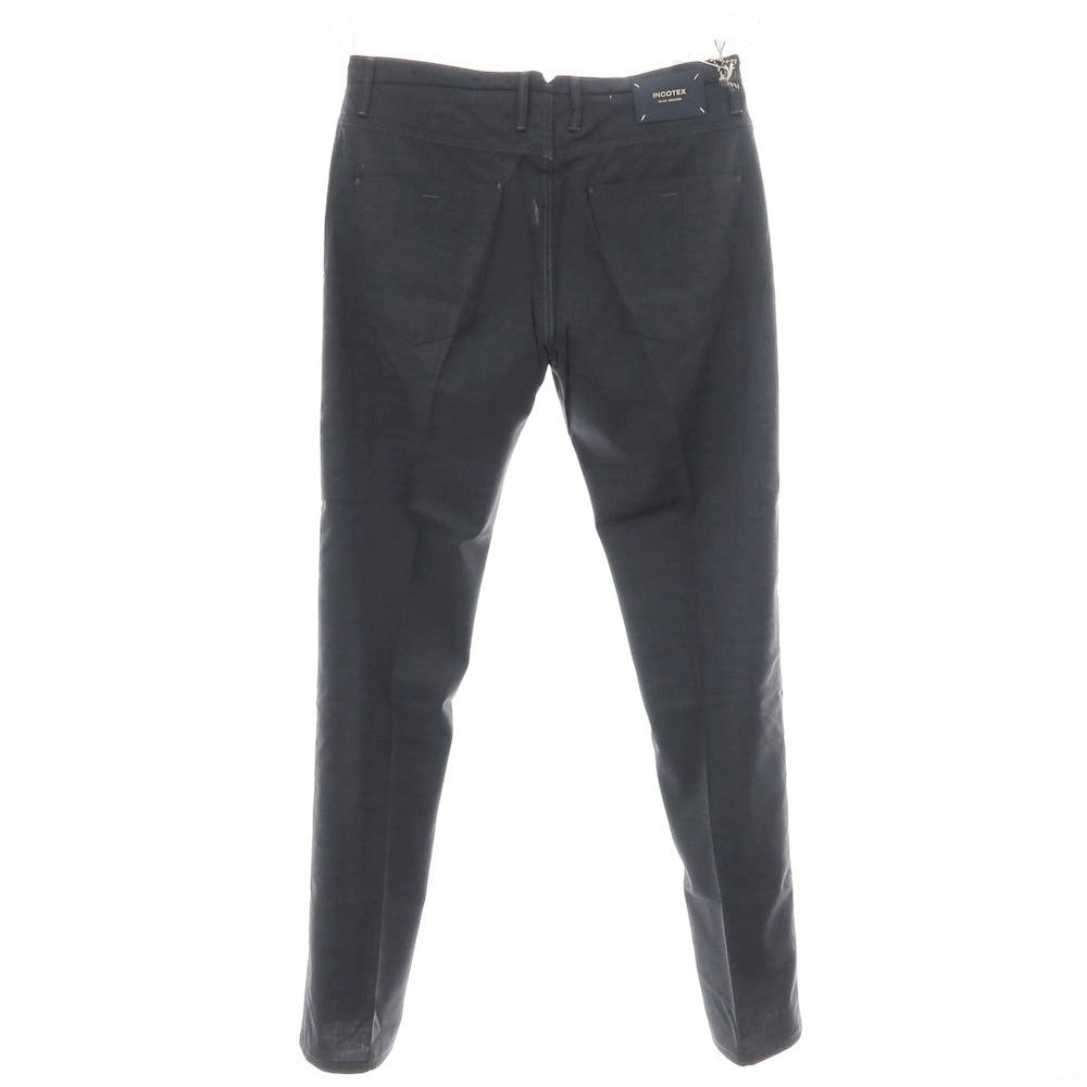 【SALE10%OFF/返品不可】【新品】インコテックス ブルーディヴィジョン INCOTEX BLUE DIVISION ストレッチ ウール スラックス パンツ ダークグレー【 サイズ33 】【 状態ランクN 】【 メンズ 】 [BPD]