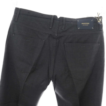 【SALE10%OFF/返品不可】【新品】インコテックス ブルーディヴィジョン INCOTEX BLUE DIVISION ストレッチ ウール スラックス パンツ ダークグレー【 サイズ33 】【 状態ランクN 】【 メンズ 】 [BPD]