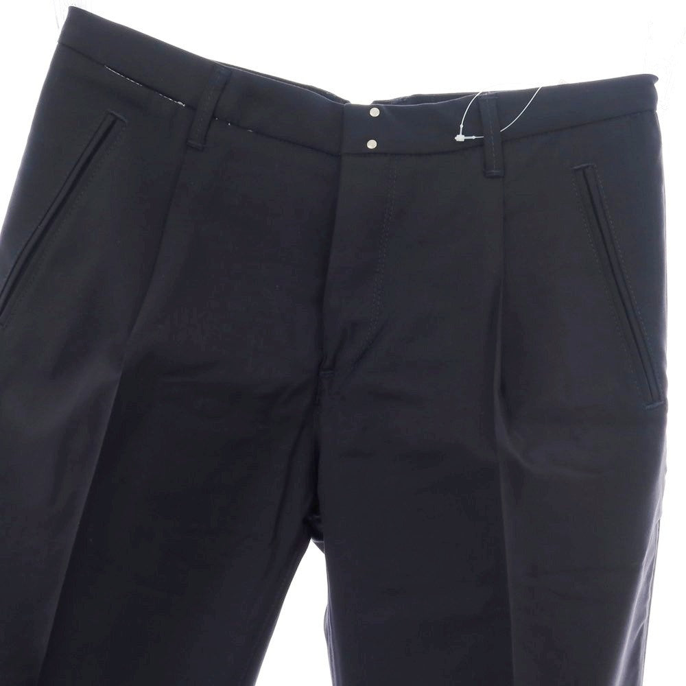 【新品】インコテックス ブルーディヴィジョン INCOTEX BLUE DIVISION ストレッチ ウール スラックス パンツ ダークネイビー【 サイズ33 】【 状態ランクN 】【 メンズ 】