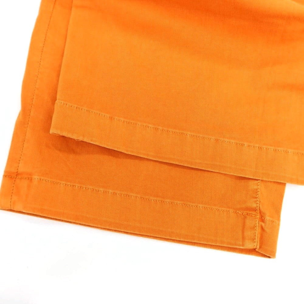 【新品】インコテックス ブルーディヴィジョン INCOTEX BLUE DIVISION ストレッチ コットン ショートパンツ オレンジ【 33 】【 状態ランクN 】【 メンズ 】