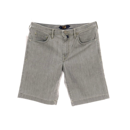 【新品】インコテックス ブルーディヴィジョン INCOTEX BLUE DIVISION ストレッチ コットンレーヨンポリエステル ショートパンツ ライトグレー【 33 】【 状態ランクN 】【 メンズ 】