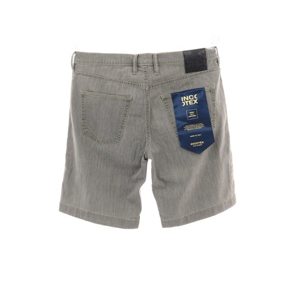 【新品】インコテックス ブルーディヴィジョン INCOTEX BLUE DIVISION ストレッチ コットンレーヨンポリエステル ショートパンツ ライトグレー【 33 】【 状態ランクN 】【 メンズ 】