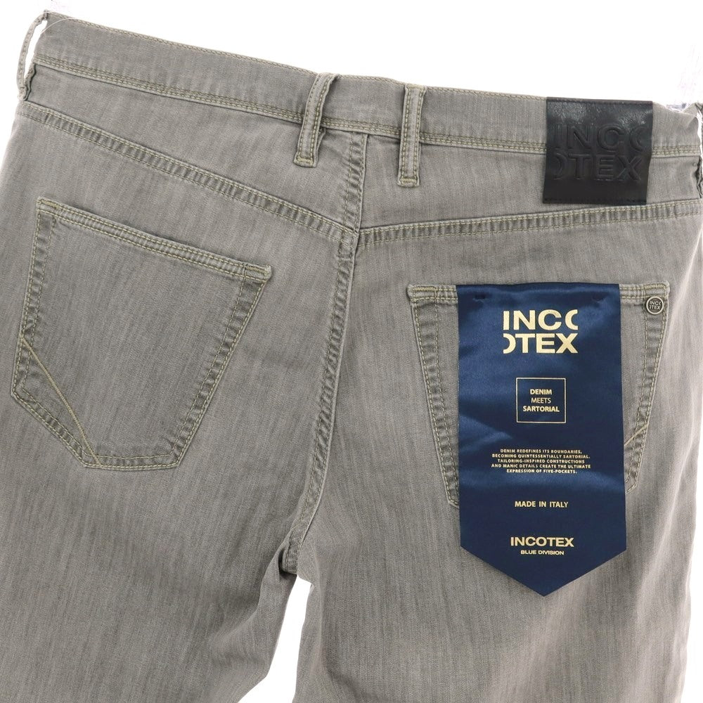 【新品】インコテックス ブルーディヴィジョン INCOTEX BLUE DIVISION ストレッチ コットンレーヨンポリエステル ショートパンツ ライトグレー【 33 】【 状態ランクN 】【 メンズ 】