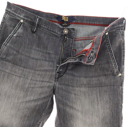 【新品】インコテックス ブルーディヴィジョン INCOTEX BLUE DIVISION ストレッチ コットンレーヨンポリエステル デニム ショートパンツ ジーンズ グレー【 33 】【 状態ランクN 】【 メンズ 】