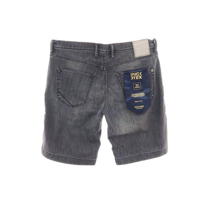 【新品】インコテックス ブルーディヴィジョン INCOTEX BLUE DIVISION ストレッチ コットンレーヨンポリエステル デニム ショートパンツ ジーンズ グレー【 33 】【 状態ランクN 】【 メンズ 】