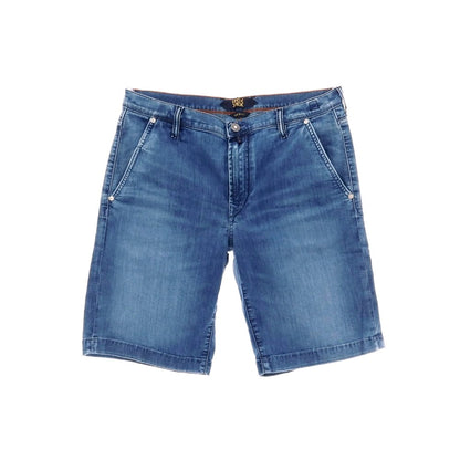 【新品】インコテックス ブルーディヴィジョン INCOTEX BLUE DIVISION ストレッチ コットンレーヨンポリエステル デニム ショートパンツ ジーンズ ブルー【 33 】【 状態ランクN 】【 メンズ 】