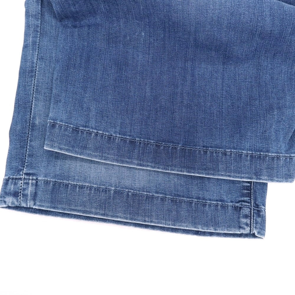 【新品】インコテックス ブルーディヴィジョン INCOTEX BLUE DIVISION ストレッチ コットンレーヨンポリエステル デニム ショートパンツ ジーンズ ブルー【 33 】【 状態ランクN 】【 メンズ 】