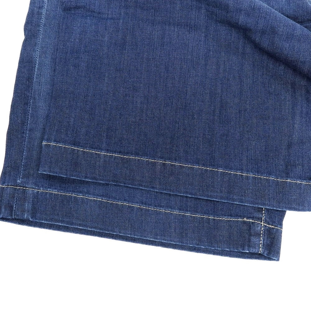 【新品】インコテックス ブルーディヴィジョン INCOTEX BLUE DIVISION ストレッチ コットンレーヨンポリエステル デニム ショートパンツ ジーンズ ネイビー【サイズ33】【 状態ランクN 】【 メンズ 】 [EPD]