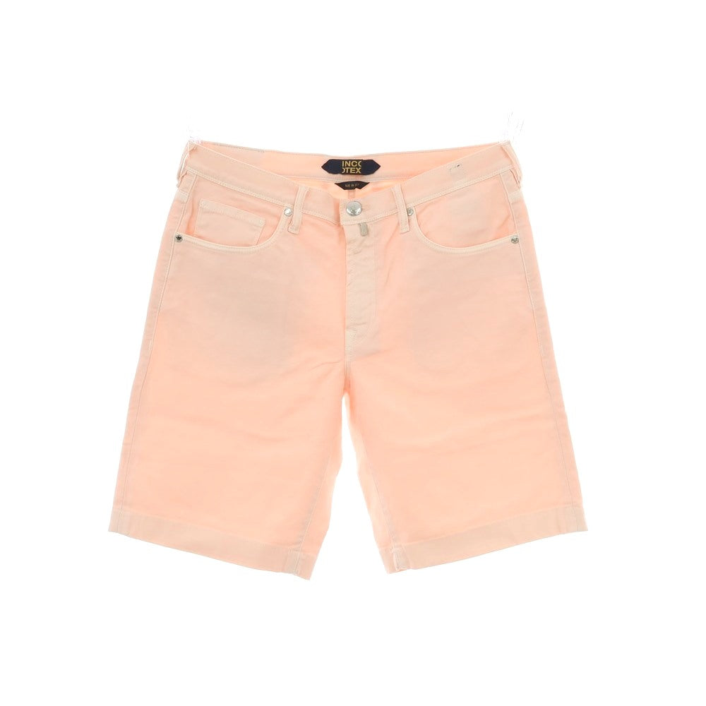 【新品】インコテックス ブルーディヴィジョン INCOTEX BLUE DIVISION ストレッチ コットンリネン ショートパンツ ライトピンク【 33 】【 状態ランクN 】【 メンズ 】
