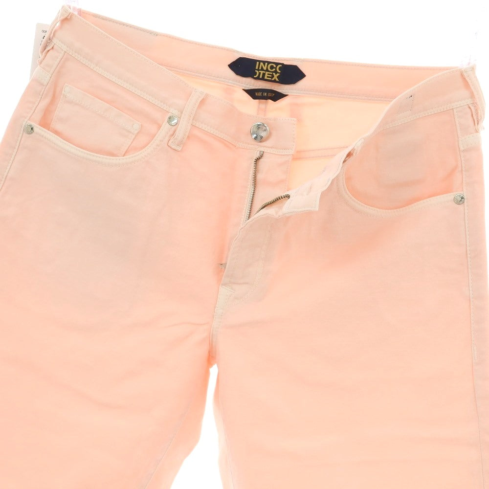 【新品】インコテックス ブルーディヴィジョン INCOTEX BLUE DIVISION ストレッチ コットンリネン ショートパンツ ライトピンク【 33 】【 状態ランクN 】【 メンズ 】