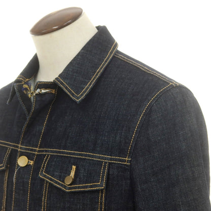 【新品】インコテックス ブルーディヴィジョン INCOTEX BLUE DIVISION ストレッチ コットン デニムジャケット ネイビー【 L 】【 状態ランクN 】【 メンズ 】