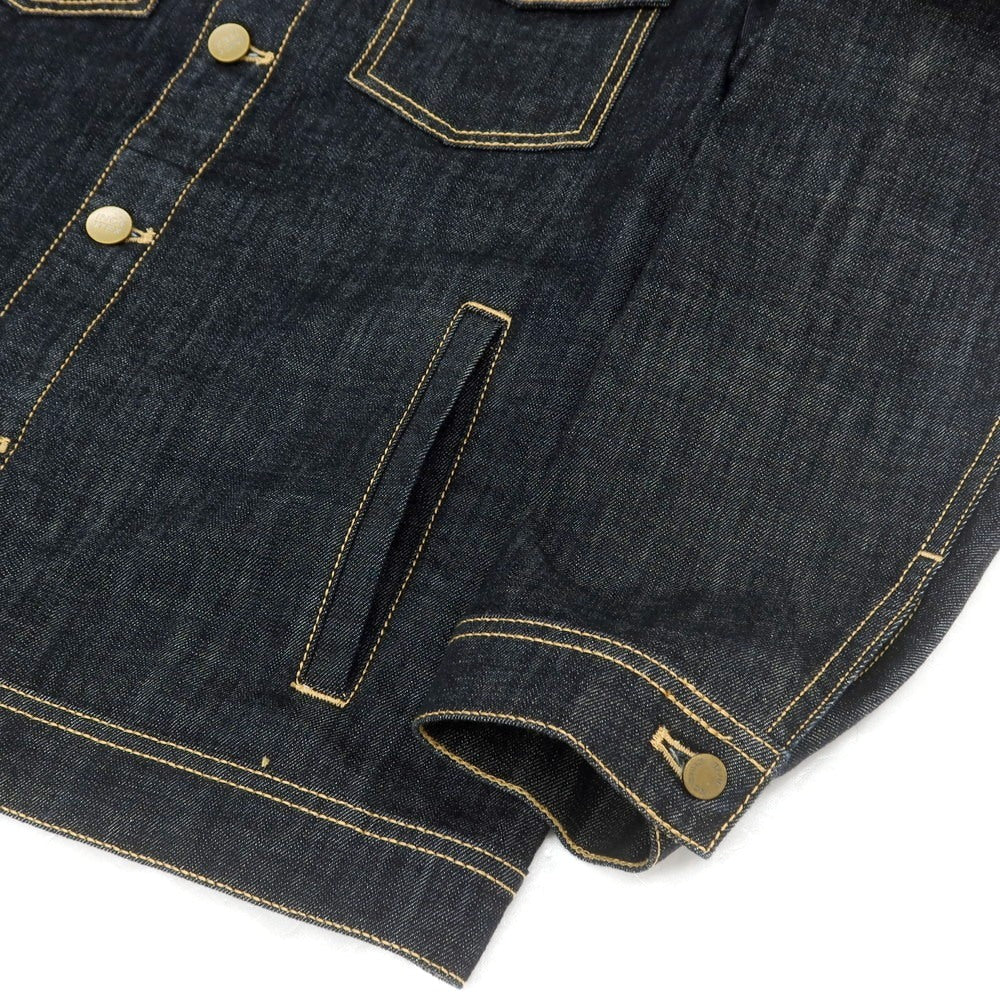 【新品】インコテックス ブルーディヴィジョン INCOTEX BLUE DIVISION ストレッチ コットン デニムジャケット ネイビー【 L 】【 状態ランクN 】【 メンズ 】