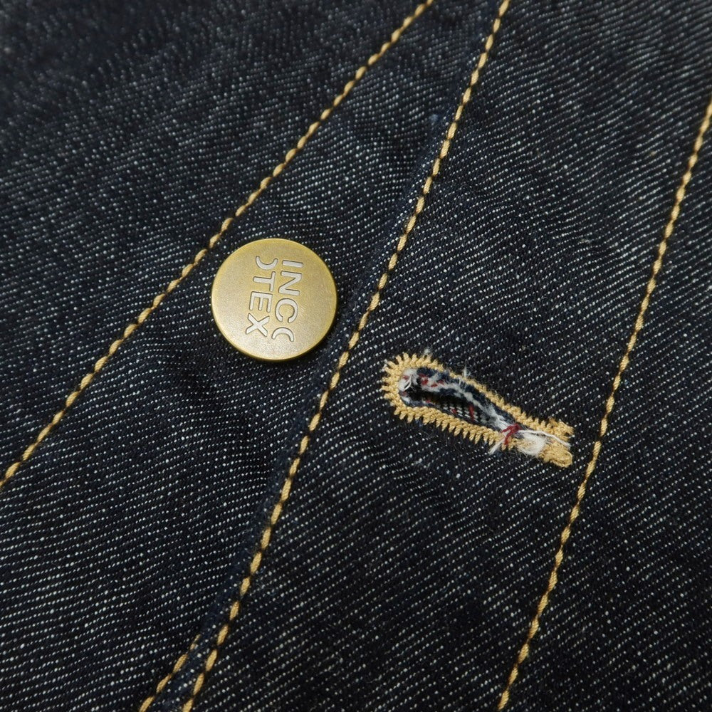 【新品】インコテックス ブルーディヴィジョン INCOTEX BLUE DIVISION ストレッチ コットン デニムジャケット ネイビー【 L 】【 状態ランクN 】【 メンズ 】