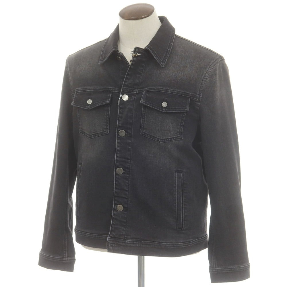 【新品】インコテックス ブルーディヴィジョン INCOTEX BLUE DIVISION ストレッチ コットン デニムジャケット ブラック【 L 】【 状態ランクN 】【 メンズ 】