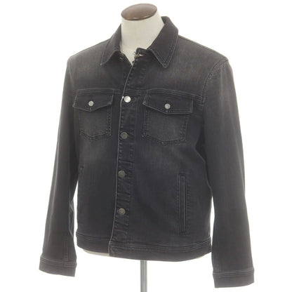 【新品】インコテックス ブルーディヴィジョン INCOTEX BLUE DIVISION ストレッチ コットン デニムジャケット ブラック【 L 】【 状態ランクN 】【 メンズ 】