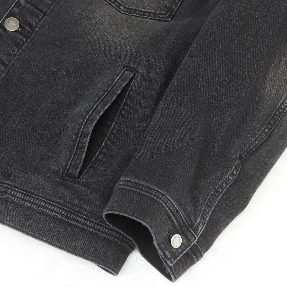 【新品】インコテックス ブルーディヴィジョン INCOTEX BLUE DIVISION ストレッチ コットン デニムジャケット ブラック【 L 】【 状態ランクN 】【 メンズ 】