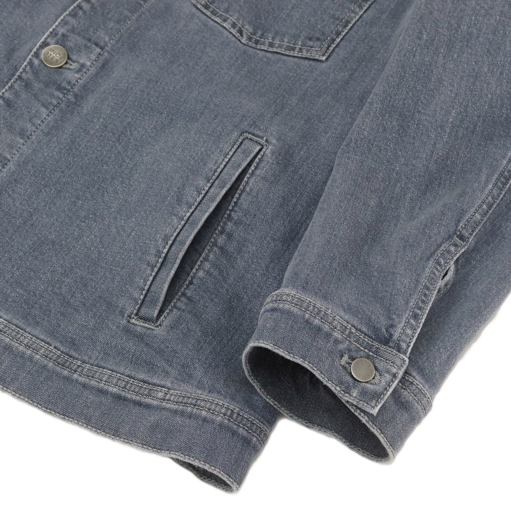 【新品】インコテックス ブルーディヴィジョン INCOTEX BLUE DIVISION ストレッチ コットン デニムジャケット グレー【 M 】【 状態ランクN 】【 メンズ 】