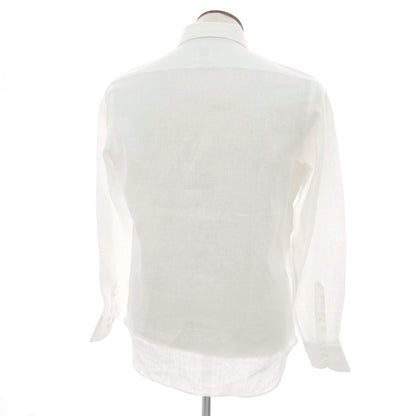 【新品】マリアサンタンジェロ Maria Santangelo MARCO リネン ワイドカラーシャツ ホワイト【 41 】【 状態ランクN 】【 メンズ 】