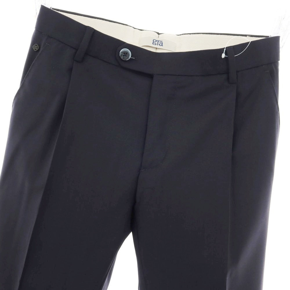 【新品】ジーティーアー G.T.A FEDERICO SLIM ウール ドレススラックスパンツ ダークネイビー【 46 】【 状態ランクN 】【 メンズ 】