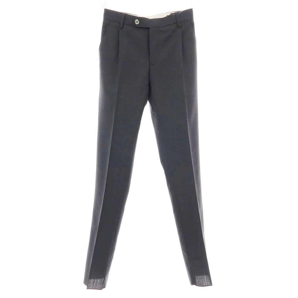 【新品】ジーティーアー G.T.A FEDERICO SLIM ウール ドレススラックスパンツ ダークグレー【 42 】【 状態ランクN 】【 メンズ 】