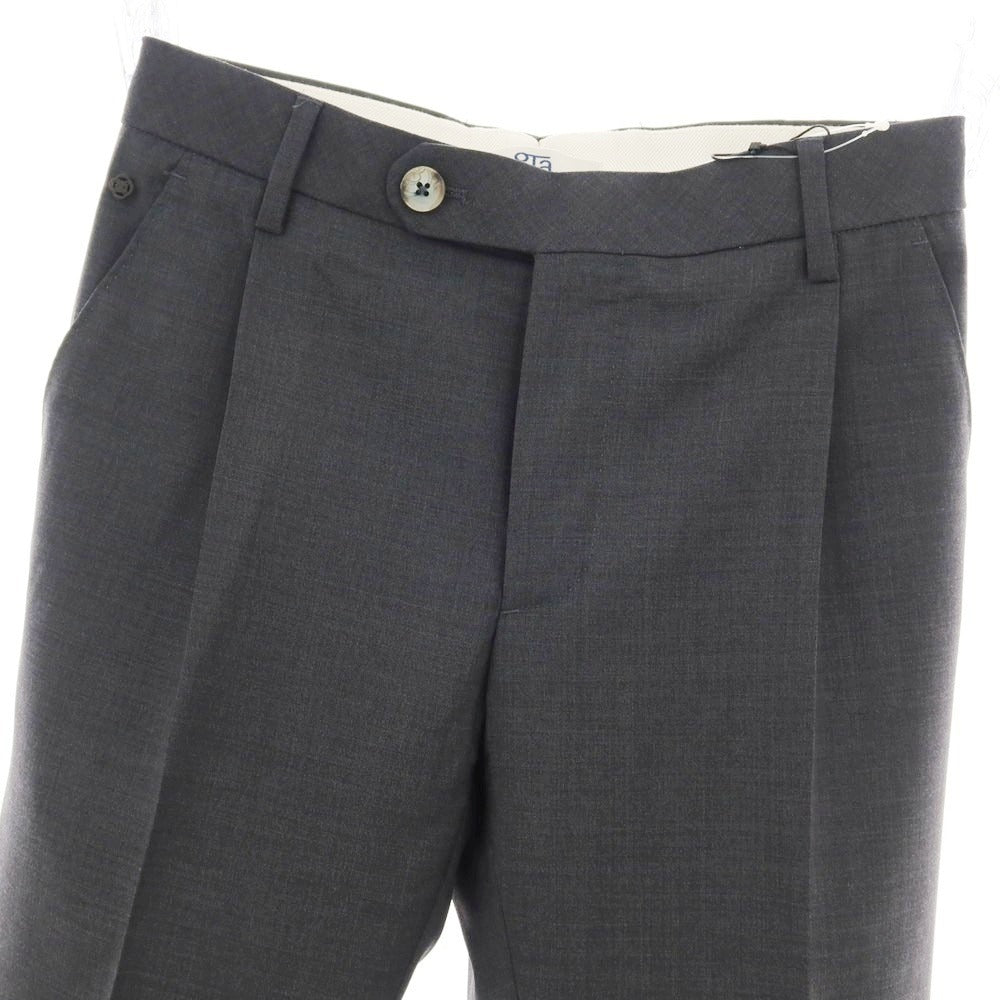 【新品】ジーティーアー G.T.A FEDERICO SLIM ウール ドレススラックスパンツ ダークグレー【 42 】【 状態ランクN 】【 メンズ 】