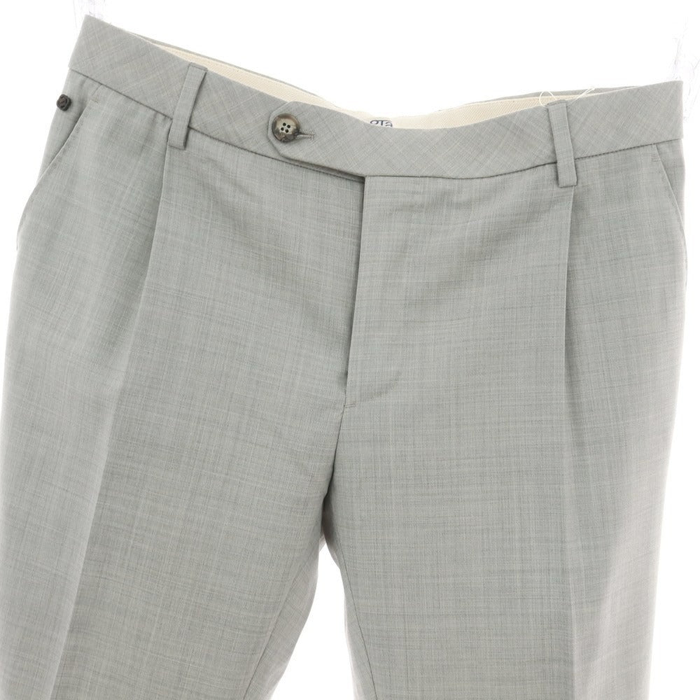 【新品】ジーティーアー G.T.A FEDERICO SLIM ウール ドレススラックスパンツ ライトグレー【 48 】【 状態ランクN 】【 メンズ 】
