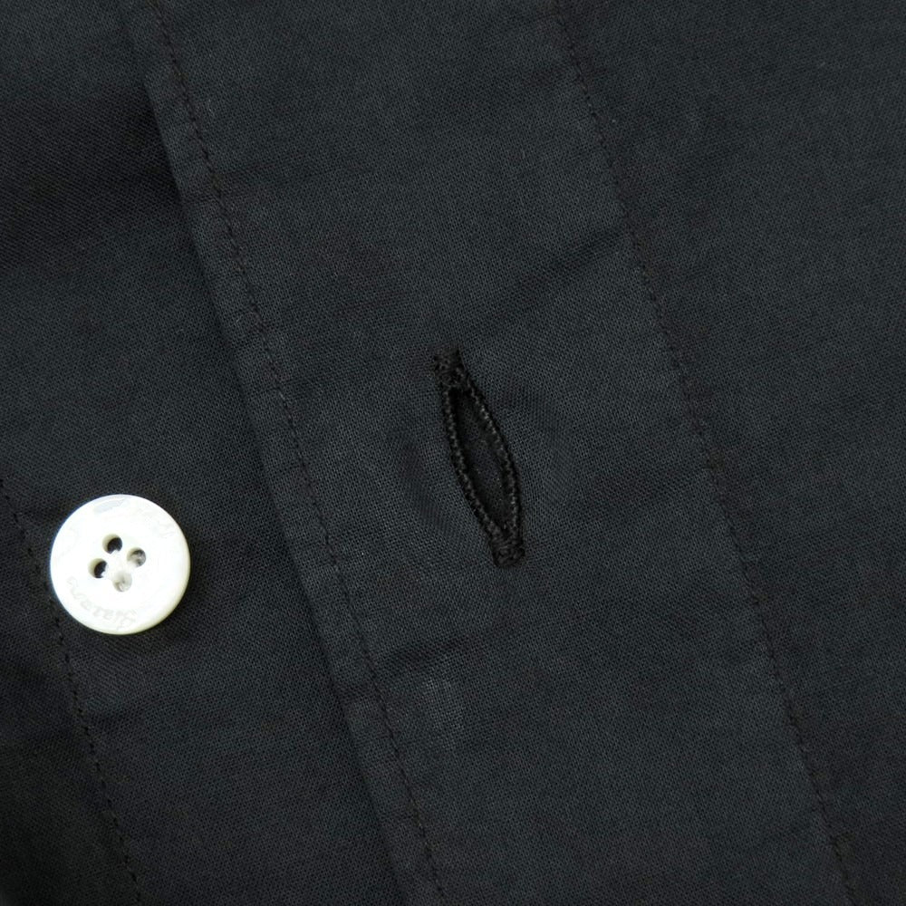 【新品】フィナモレ Finamore SERGIO Super Light Cotton カッタウェイシャツ ブラック【 S 】【 状態ランクN 】【 メンズ 】