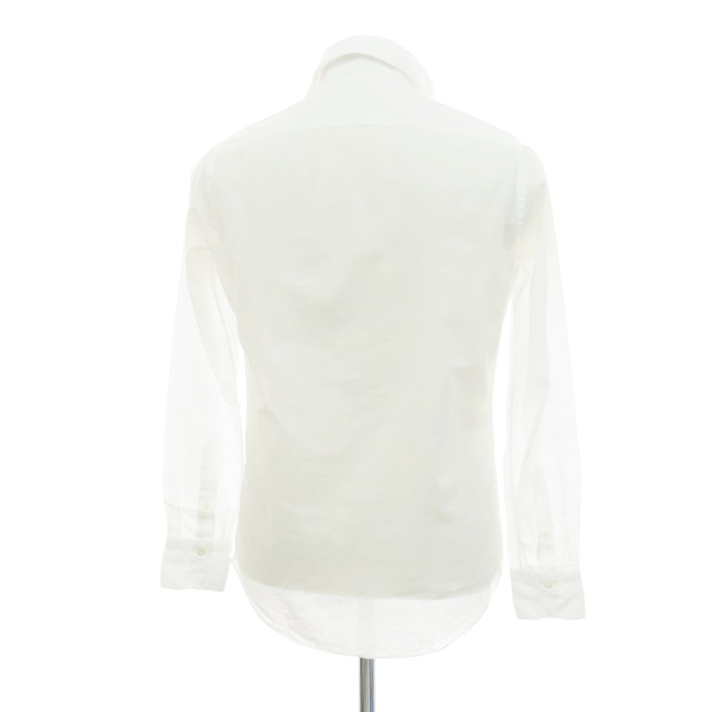 【新品】フィナモレ Finamore SERGIO Super Light Cotton カッタウェイシャツ ホワイト【 XS 】【 状態ランクN 】【 メンズ 】