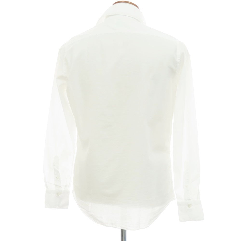 【新品】フィナモレ Finamore SERGIO Super Light Cotton カッタウェイシャツ ホワイト【 M 】【 状態ランクN 】【 メンズ 】